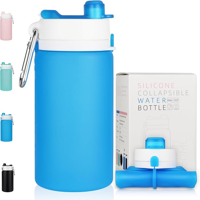 PLTCAT Collapsible Foldable BPA Free Reusable Lightweight Leak-Proof Travel by PLTCAT