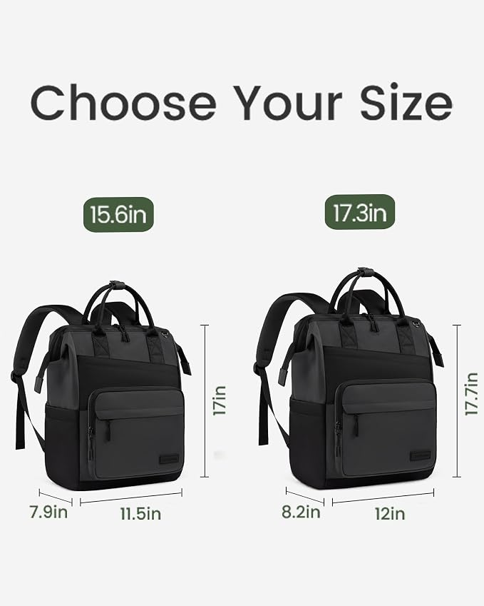 LOVEVOOK Laptop Backpack for Women, 17 Inch Travel Backpack for Work College - Image 8