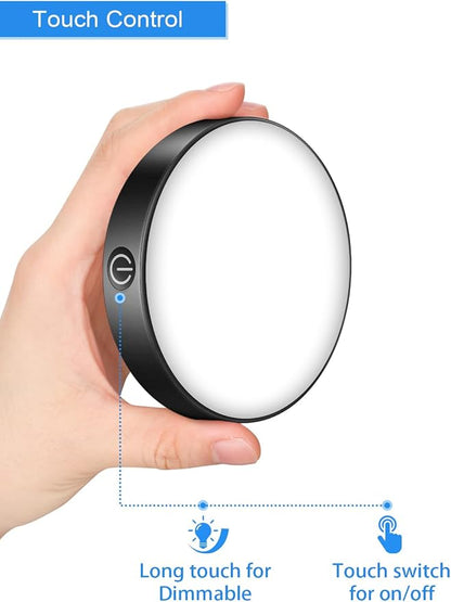WILLED Tap Light Rechargeable, 3000K Dimmable Touch Light Buit-in 1000mAh Large - Image 3