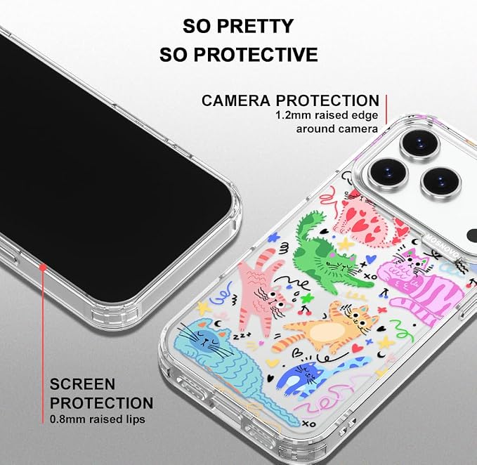 MOSNOVO for iPhone 17 Pro Case, Shockproof Military-Grade Protection 6.6ft Drop - Image 4