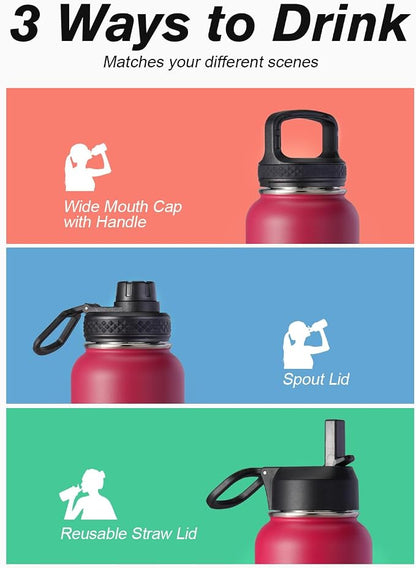 Water Bottle 32 oz Insulated - Image 5