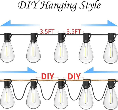 REEMEER 200FT Outdoor String Lights, Ultra Long Waterproof 60+2 Shatterproof - Image 6