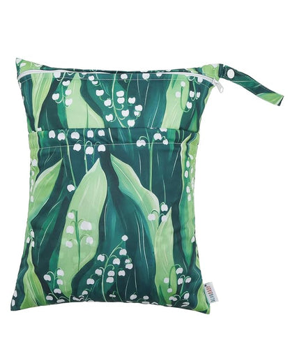 ALVABABY 2pcs Cloth Diaper Wet Dry Bags Waterproof Reusable - Image 4