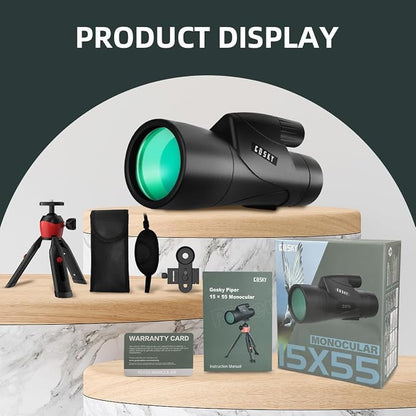 Gosky Monoculars Telescope, 15x55 HD Monocular - Image 7