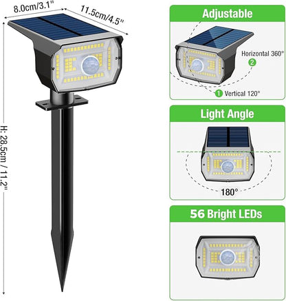 nipify Solar 1 Pack Spot Lights Outdoor Motion Sensor - Image 7