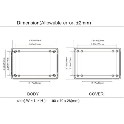 LeMotech Project Box 5 Pieces ABS Plastic Electrical Project Case Small - Image 7