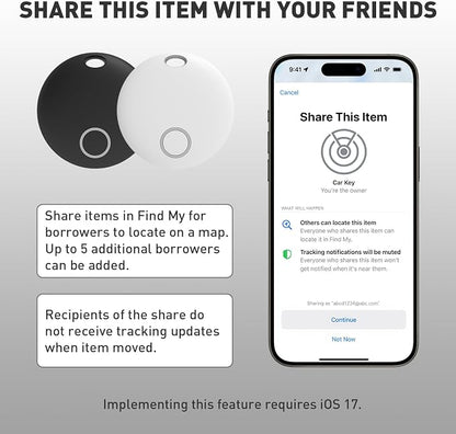 Air Tracker Tags-4 Pack, Smart Bluetooth Tracker, Compatible - Image 6