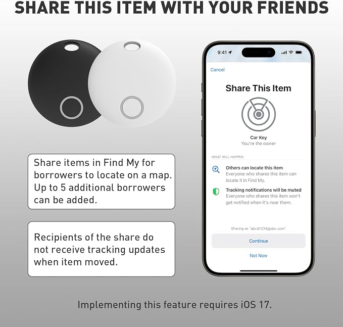 Air Tracker Tags, Smart Bluetooth Tracker, Compatible - Image 6