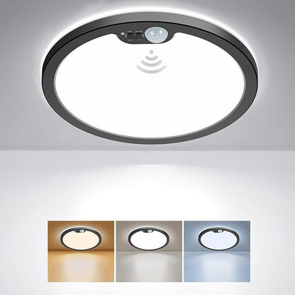 BLNAN Motion Sensor Ceiling Light Wired, 12 Inch 3000K 4000K 5000K Selectable by BLNAN