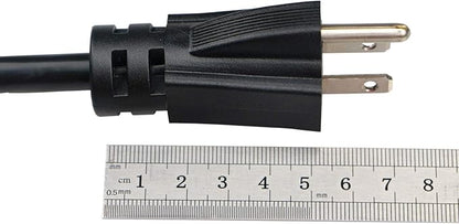 10Feet Outdoor Extension Cord, 105℃ Temperature Resistant 15Amp Big Plug - Image 3