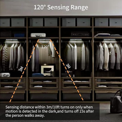 KULED 10-led Motion Auto Sensing LED Light, Battery Powered DIY Stick-on Under - Image 7