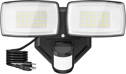 Onforu 32W Plug in Motion Sensor Lights Outdoor, 3200LM Motion Flood Light Dusk by Onforu