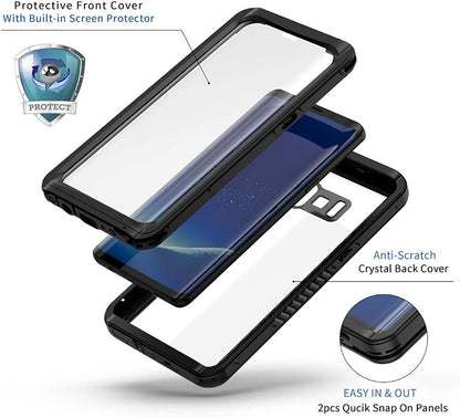 Lanhiem for Samsung Galaxy S8 Case, IP68 Waterproof Dustproof Case - Image 4