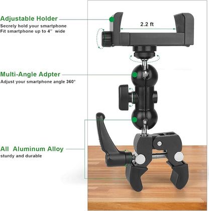 iTODOS Cell Phone Holder Mount Clip - Image 7