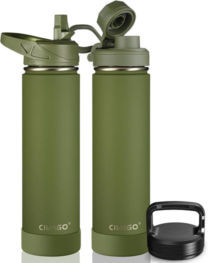 CIVAGO 24 oz Insulated Water Bottle by CIVAGO