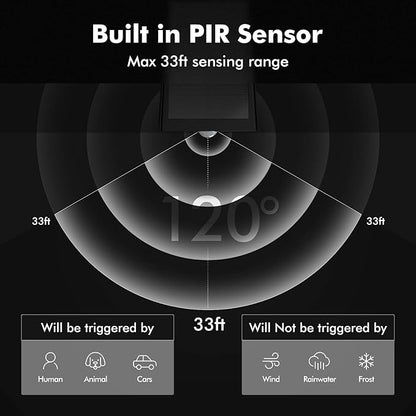 AloftSun Solar Motion Sensor Outdoor Lights, Waterproof Motion Sensor Spot - Image 7