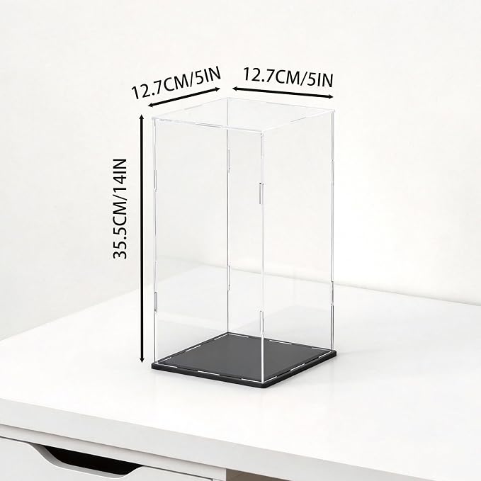 SVENJBB Display Case for Red Vine Bottle, Acrylic Box for Trophy and Toy Figures - Image 2