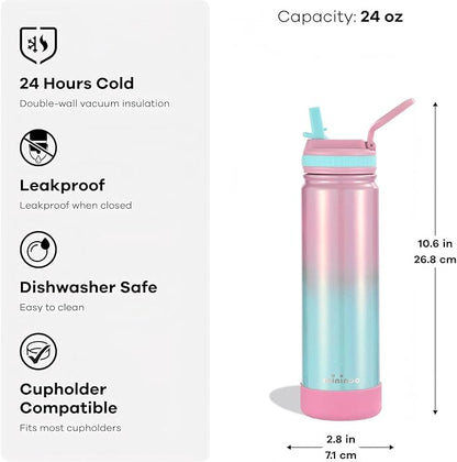 Insulated Stainless Steel Water Bottle - Image 2