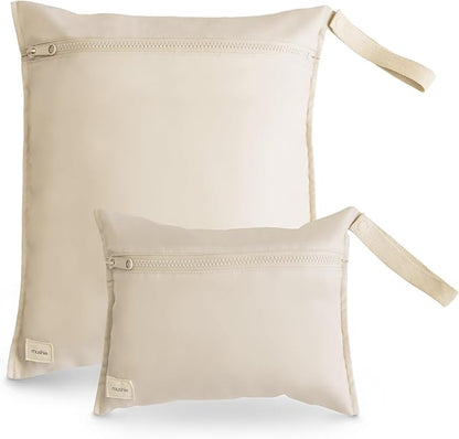 mushie Water Resistant Wet Bags | Large & Small Reusable Storage Bag by mushie