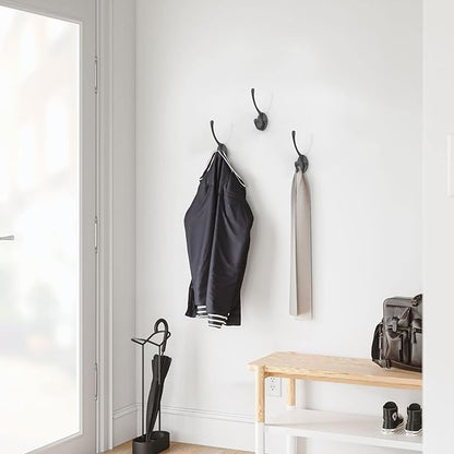 Heavy-Duty Metal Coat Hooks for Wall, Double Robe Hooks for Coat - Image 7