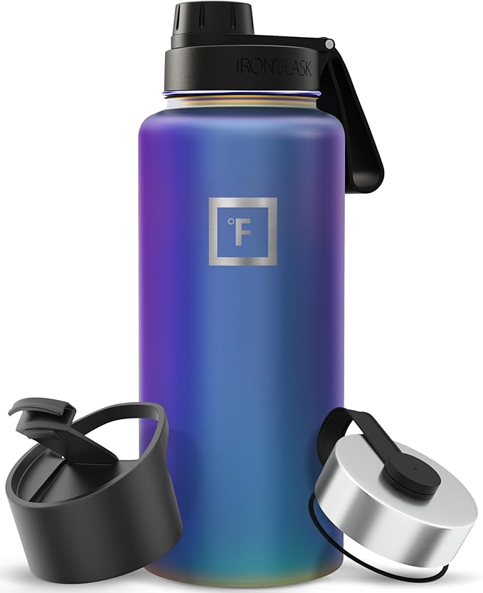IRON °FLASK Camping & Hiking Hydration Flask - 32 oz Aurora by IronFlask