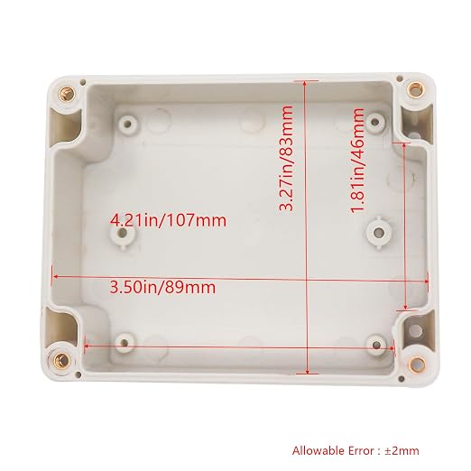 Project Box IP65 Waterproof Junction Box ABS Plastic Electrical Boxes DIY - Image 3