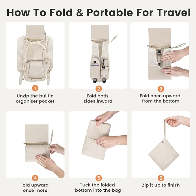 Small Hiking Backpack 10L- Lightweight Packable Foldable Backpack - Image 7