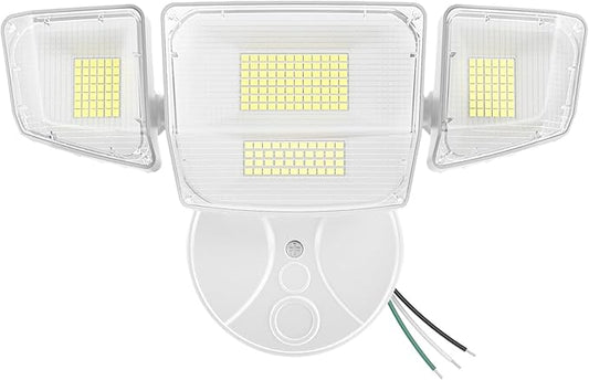 Onforu 90W Flood Lights Outdoor, 10000LM Ultra Bright 4-Head LED Security Light by Onforu