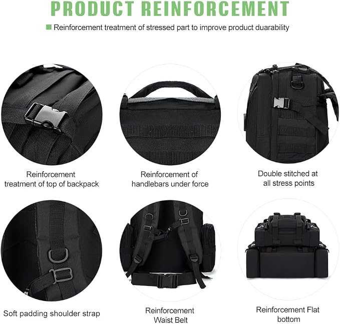Large Military Tactical Backpack - Image 3