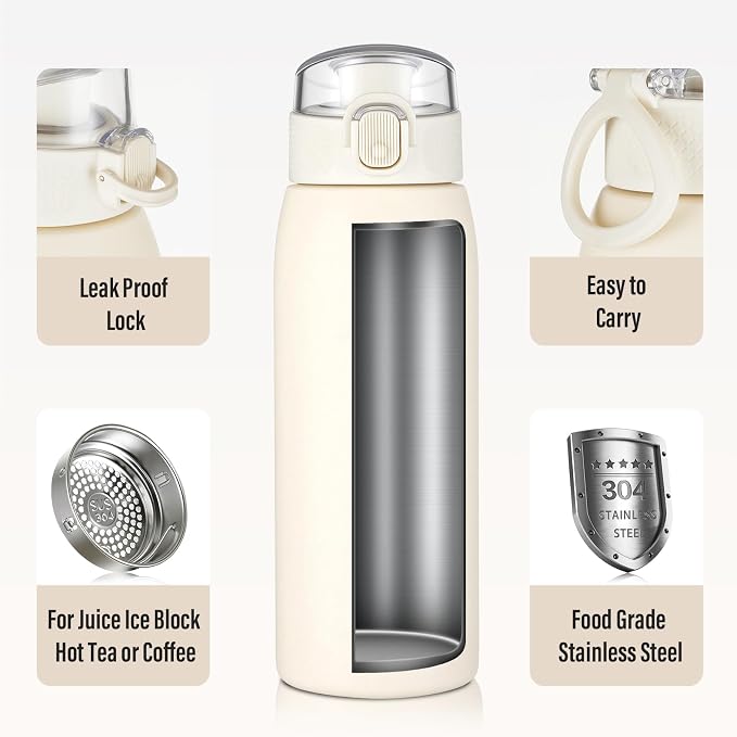 Insulated Water Bottle 18 oz - Image 4