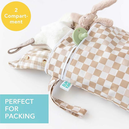 Bumkins Waterproof Wet Dry Bag for Baby, Swim Suit, Cloth Diapers, Pump Parts - Image 2
