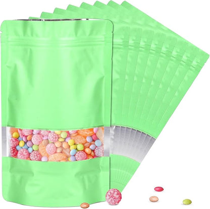 6.3"x9.5" 120pcs Mylar Bags for Food Storage, Smell Proof Bag by ODDIER
