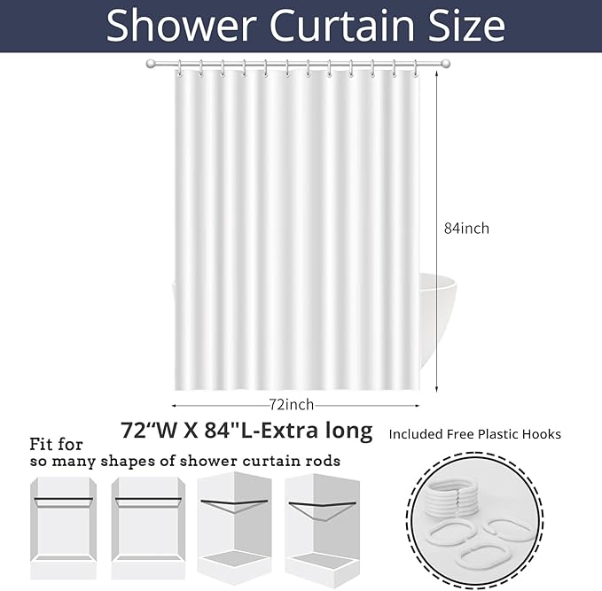 Kids Whale Shower Curtain, Funny Cute Ocean Fish Cartoon Sealife Under Sea - Image 7