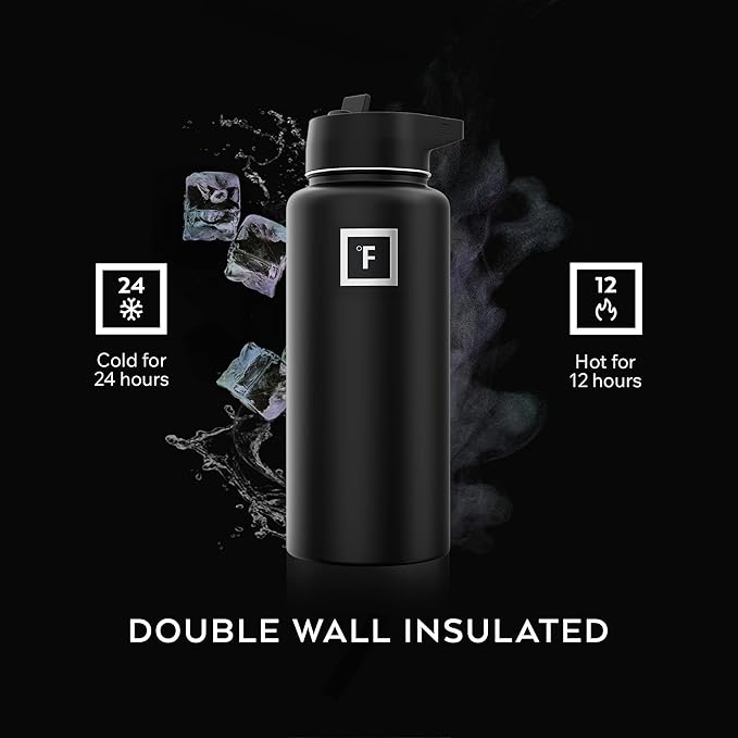 IRON °FLASK Camping & Hiking Hydration Flask - 32 oz Day & Night - Image 4