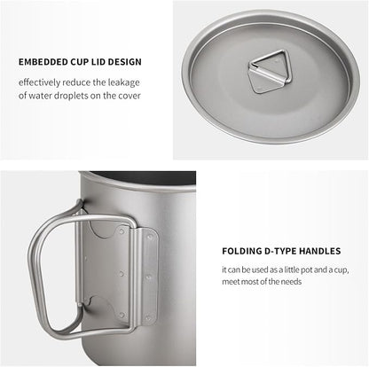 TiTo Titanium Cup Titanium Pot - Image 3