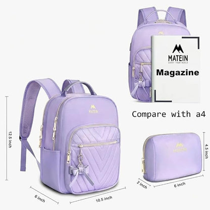 MATEIN Womens Backpack Purse, Fashion Cute Bowknot Mini Backpack Purse - Image 4