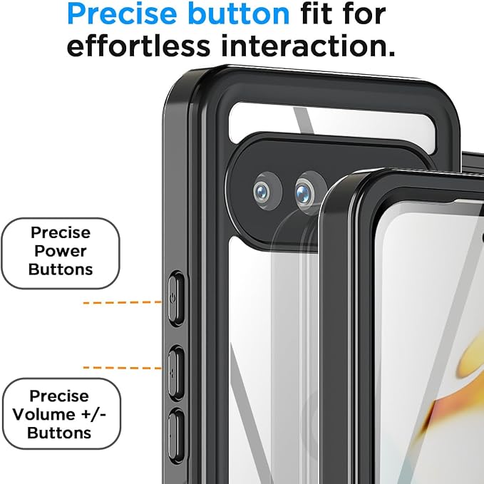 AICase for Google Pixel 9a Case Waterproof Clear - Image 4