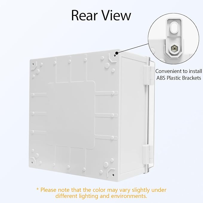 Junction Box, IP65 Waterproof Dustproof ABS Plastic Enclosure, Outdoor and - Image 5