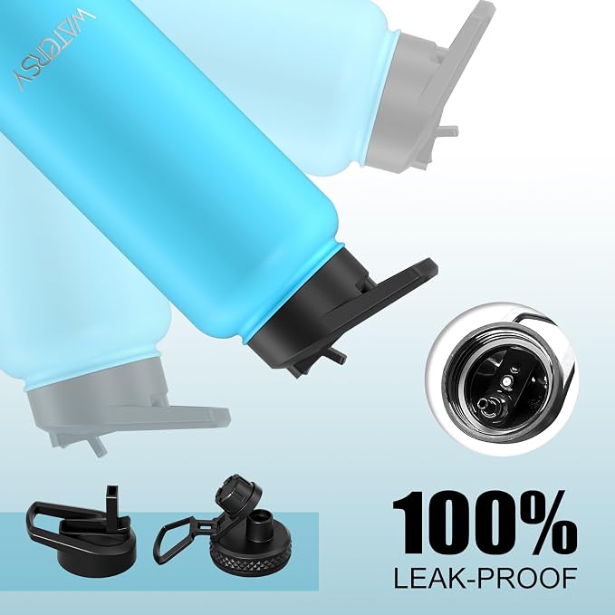 32oz Insulated Water Bottle, BPA Free&Leak Proof, Stainless Steel Water Flask - Image 5