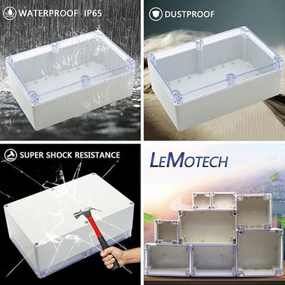 LeMotech ABS Plastic Junction Box Dustproof Waterproof IP65 Electrical - Image 7