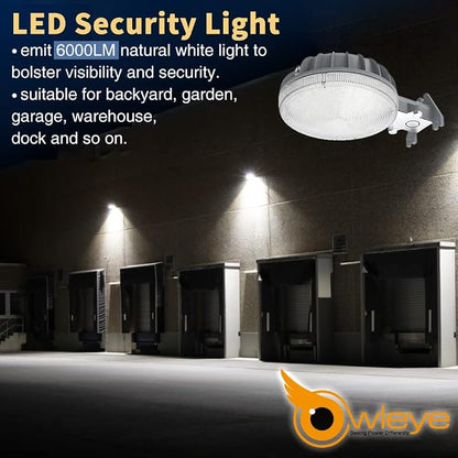 Owleye 6000LM Dusk to Dawn Outdoor Lighting LED Barn Light Security Lights - Image 10