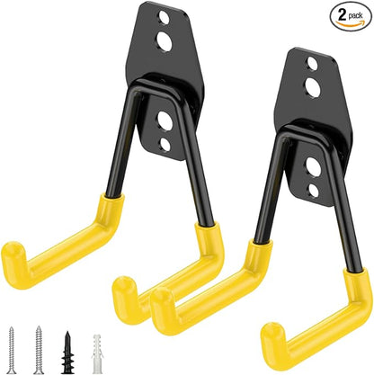 TICONN 2 Pack Heavy Duty Garage Hooks, Steel Utility Wall Storage Hooks by TICONN