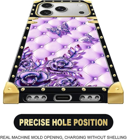 for iPhone 17 Pro Case Luxury Golden Decoration - Image 5