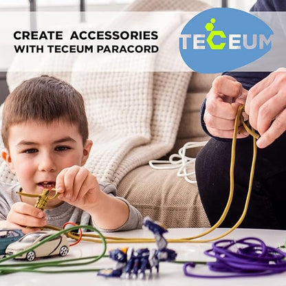TECEUM 5/32" Paracord Rope 1000 – 1000ft / 200ft / 100ft / 50ft – Tactical - Image 7