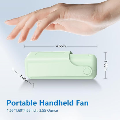 VanSmaGo 3 Pcs Portable Handheld Fans, 3 IN 1 USB-C Rechargeable Mini Fan - Image 6