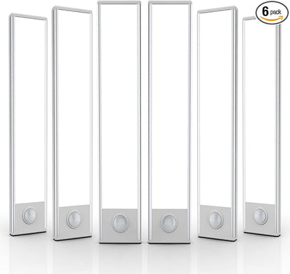 6 Pack Under Cabinet Lights Wireless, 40 LED Motion Sensor Light Indoor by AVEVA