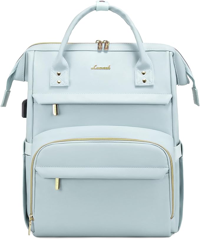 LOVEVOOK Leather Laptop Backpack by LOVEVOOK