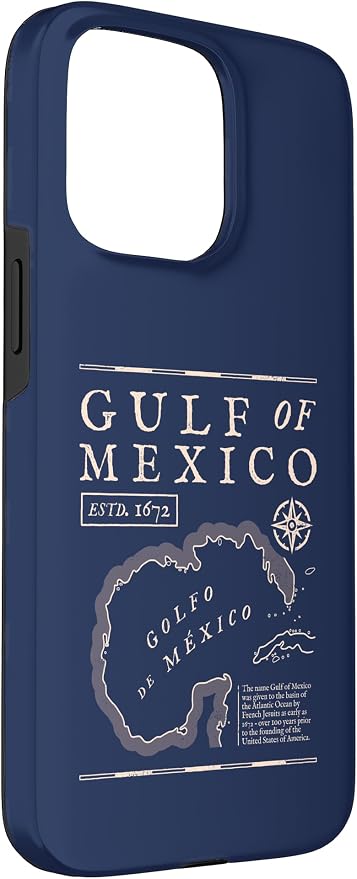 Gulf of Mexico 1672 Historic Map Case - Image 3