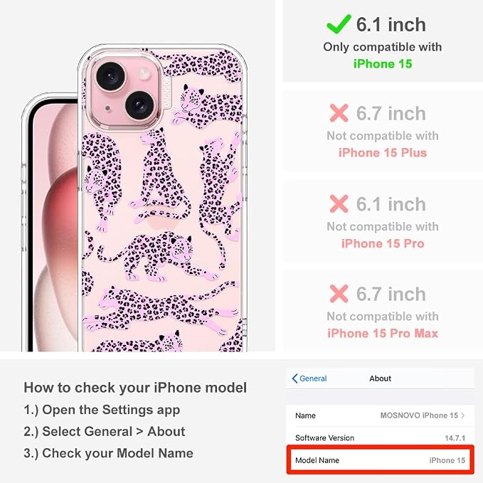 MOSNOVO Case for iPhone 15 - Image 2