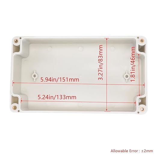 Project Box IP65 Waterproof Junction Box ABS Plastic Electrical Boxes DIY - Image 3